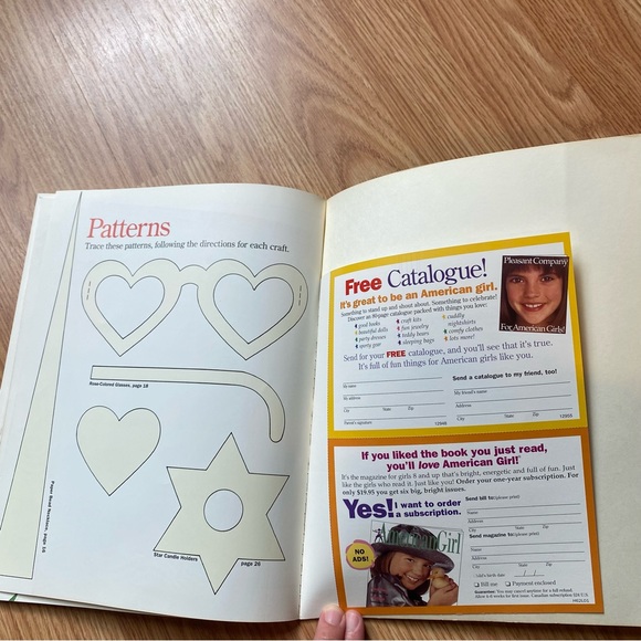 VTG American Girl Doll Library Crafts for Girls Book - Picture 2 of 6